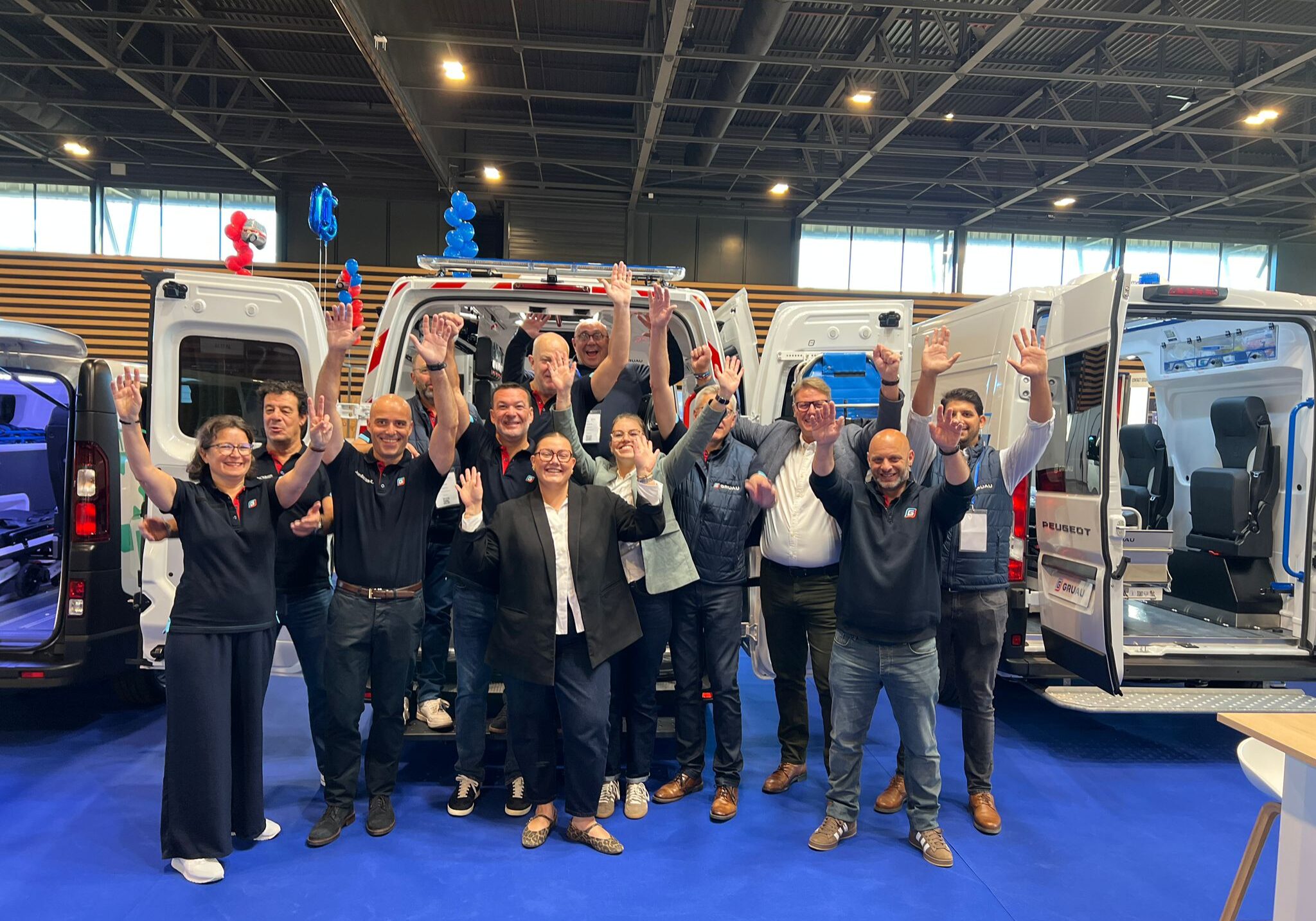 CNMS-2025 Toute l'équipe GRUAU Ambulances à la Convention CNMS 2025