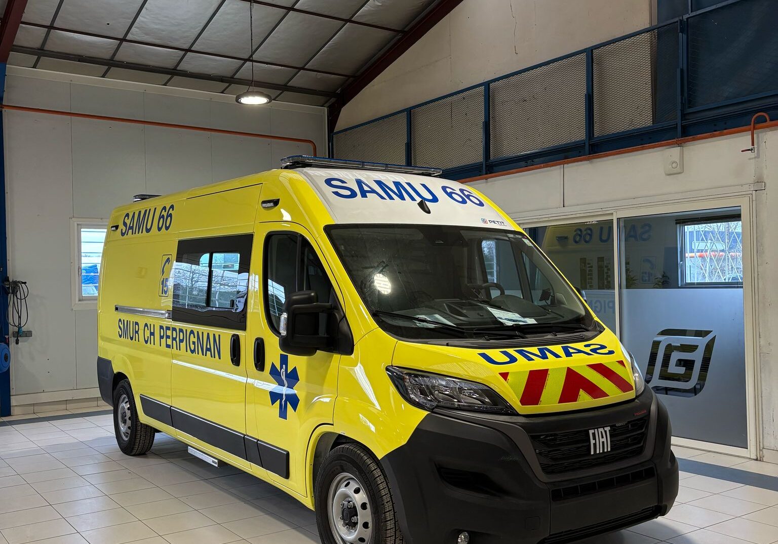 Ambulance de réanimation ch de perpignan